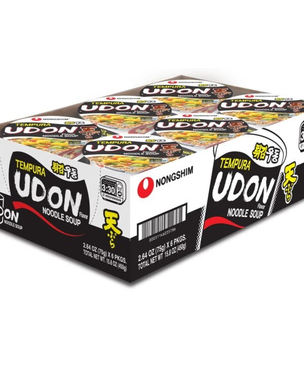 Nongshim Tempura Udon 6 Pack 75 gr c/u