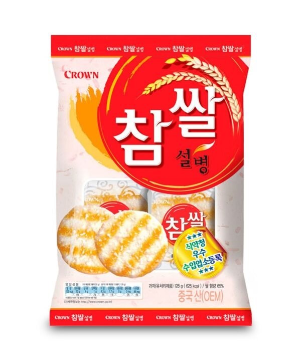 Crown Snack Galleta de Arroz 128 gr