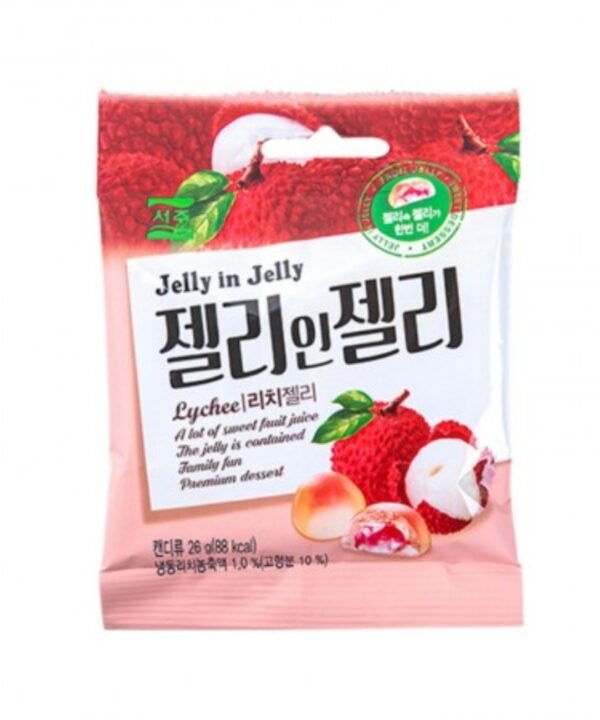 Seoju Jelly In Jelly Relleno de Lychee 28 gr