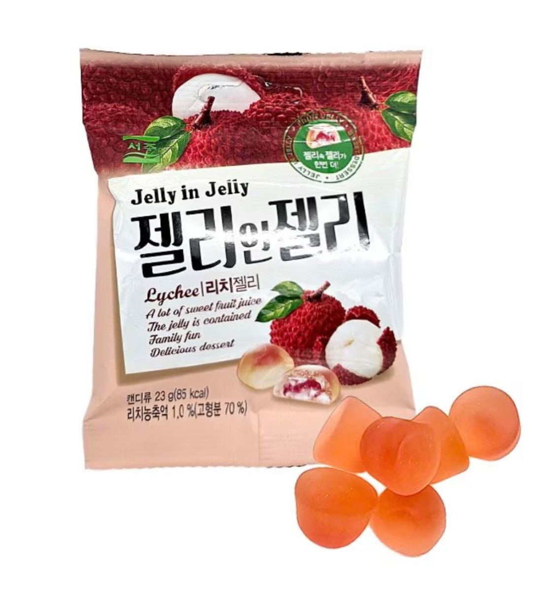 Seoju Jelly In Jelly Relleno de Lychee 26 gr - Image 2