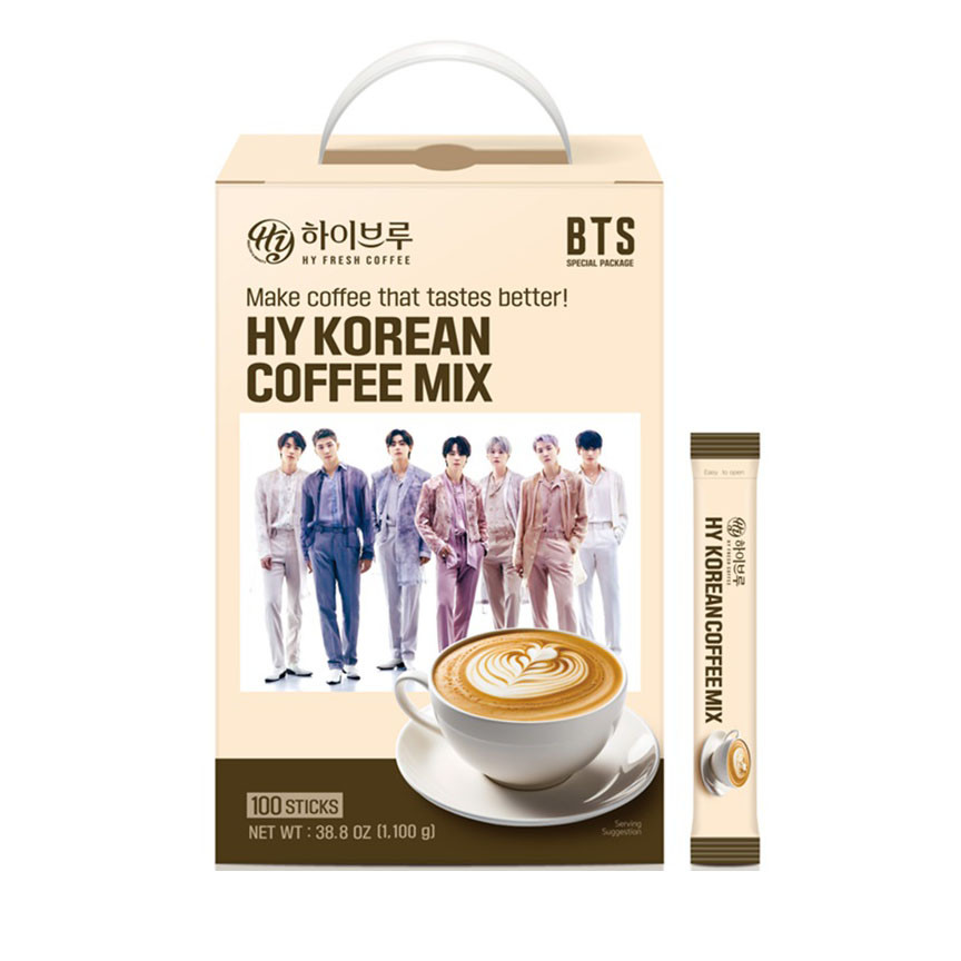 HY Café Instantáneo Mix Coreano BTS 100 pz