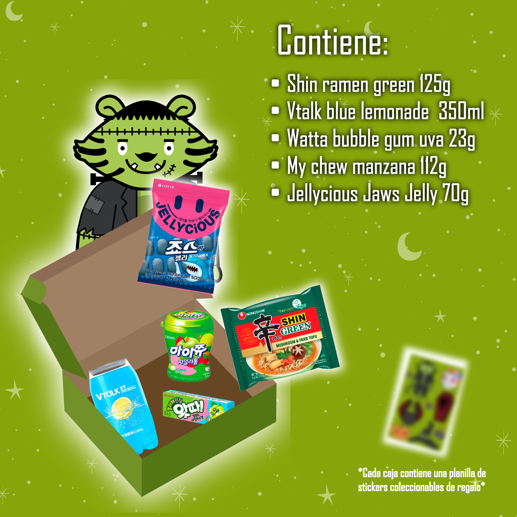 Paquete Especial Halloween Hobak Frankenstein