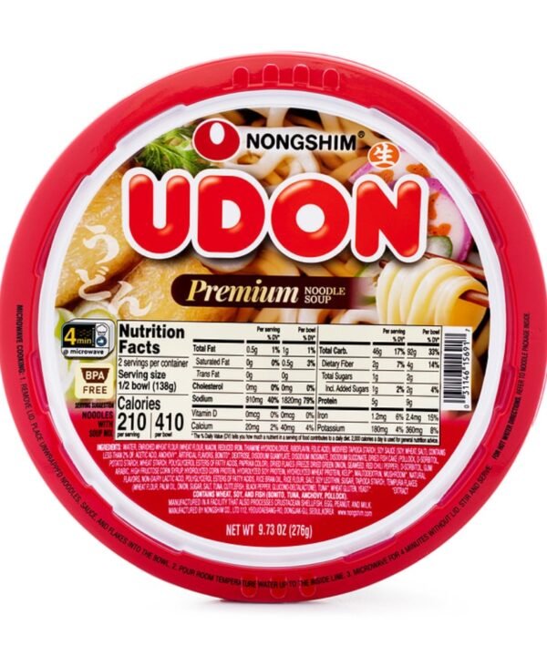 Nongshim Fresh Udon Bowl Premium 276 gr