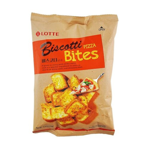 Lotte Snack Biscotti Pan Crujiente Sabor a Pizza 70 gr