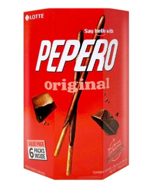 Lotte Pepero Original Sabor Chocolate 180gr