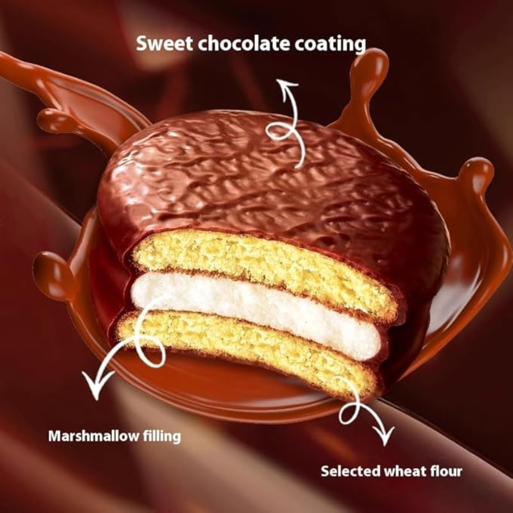 Lotte Zero Choco Pie 12 Piezas 28 gr c/u - Image 6