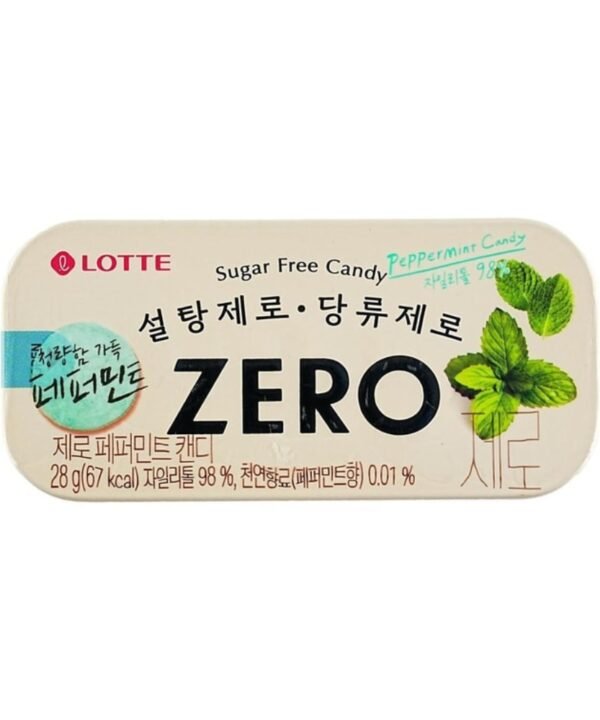 Lotte Zero Caramelo Sabor Menta 28 gr