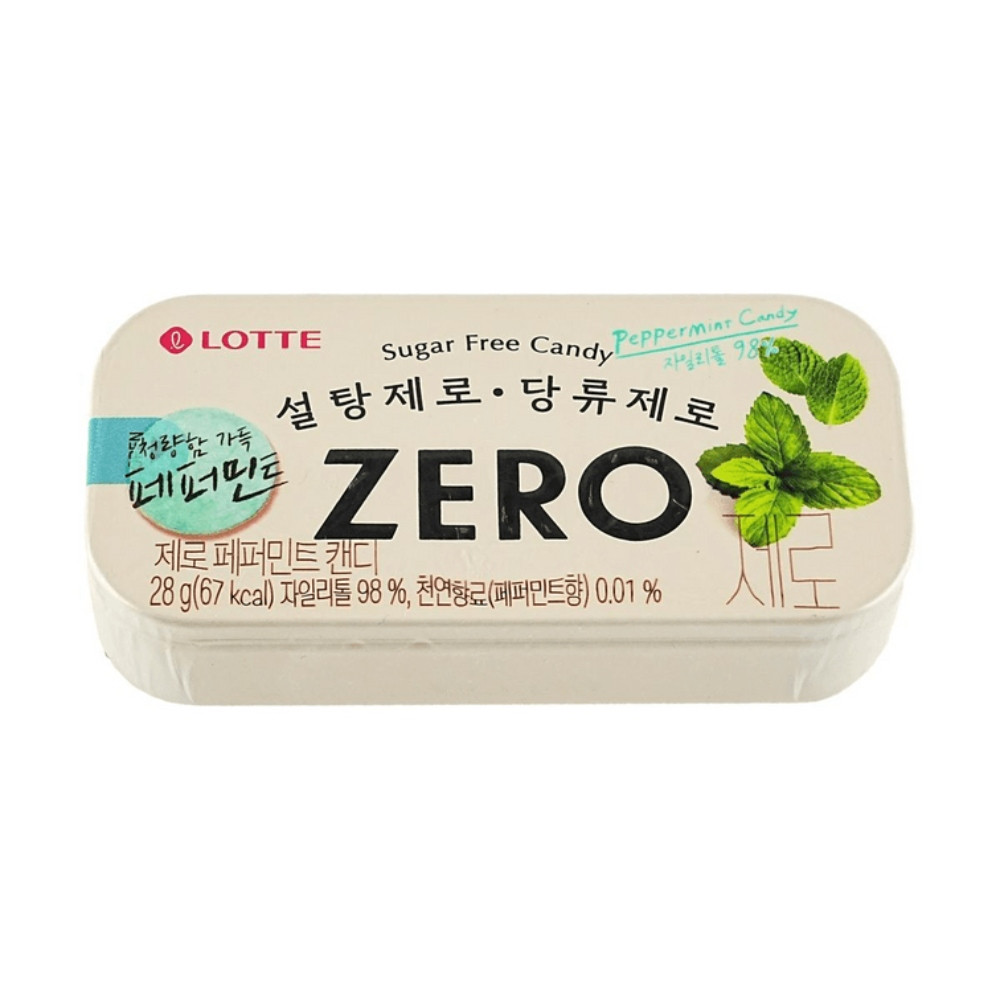 Lotte Zero Caramelo Sabor Menta 28 gr - Image 2