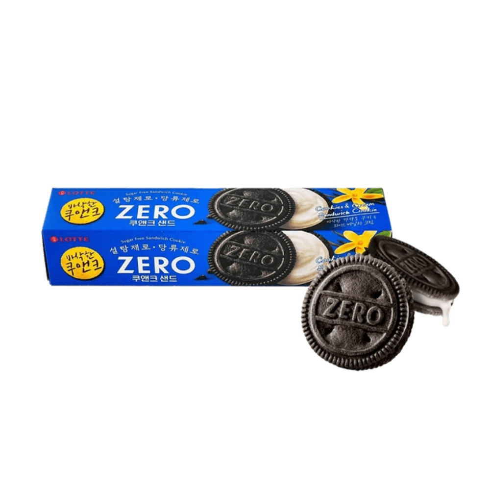 Lotte Zero Galleta Sandwich con Relleno Sabor Vainilla 96 gr - Image 3
