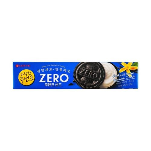 Lotte Zero Galleta Sandwich con Relleno Sabor Vainilla 96 gr