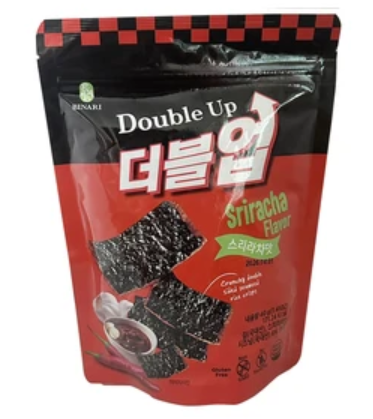Binari Snack de Arroz con Algas Picante, Doble Crujiente, Doble Sabor 40g - Image 3