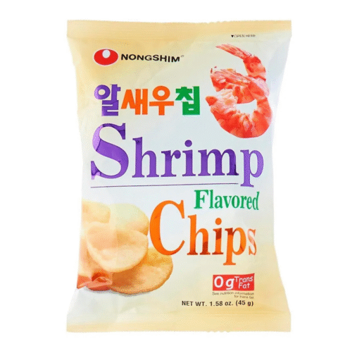 Nongshim Snack Crujiente Sabor Camarón Estilo Coreano 68g