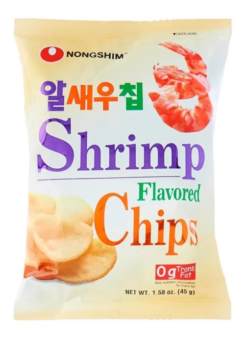 Papas Sabor Camarón Nongshim – Snack Crujiente Estilo Coreano