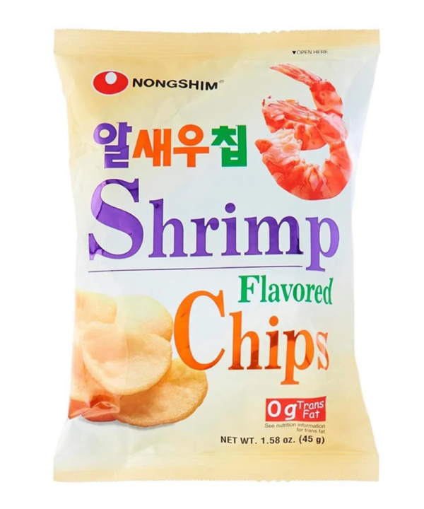 Nongshim Snack Crujiente Sabor Camarón Estilo Coreano 68g