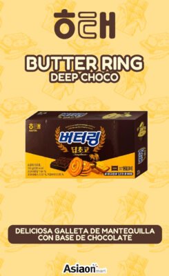 Haitai Galletas de Mantequilla con Chocolate 103 g | Galletas Coreanas