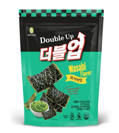 Snack de algas marinas sabor Wasabi