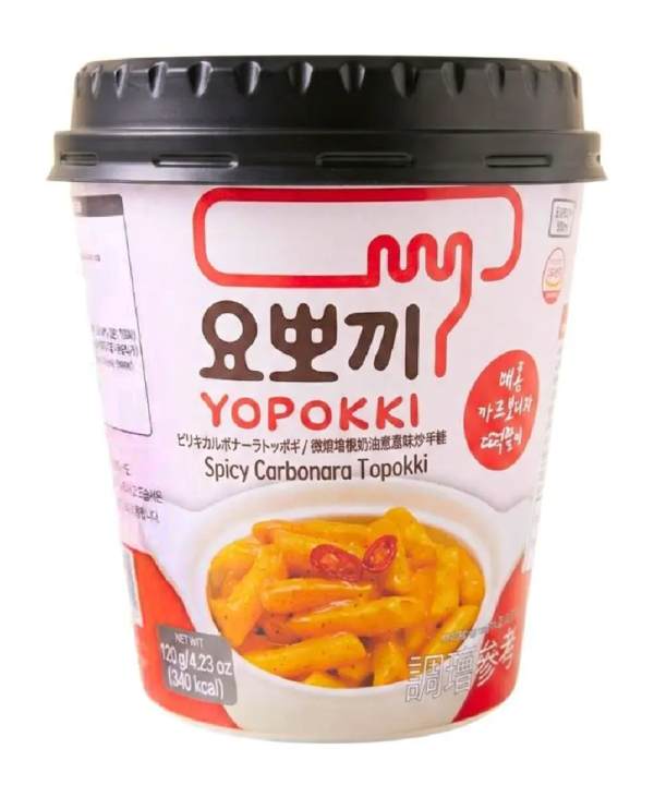 Yopokki Topokki Spicy Carbonara 120 G