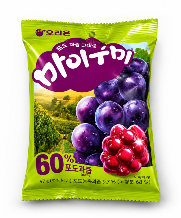 Orion My Gummy Uva 97 g | Gomitas Coreanas Sabor Uva