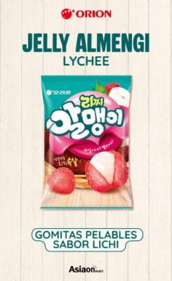 Orion Jelly Almengi Lychee 81 g | Gomitas Coreanas Sabor Lichi