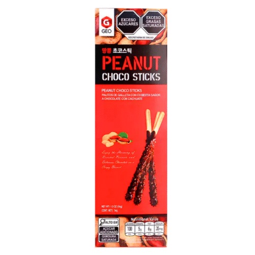 Geo Choco Sticks Cacahuate 54 gr