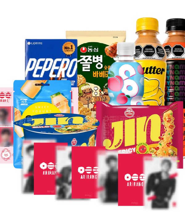 Paquete Bts Dulces Snacks Ramen Coreano Stickers Photocards