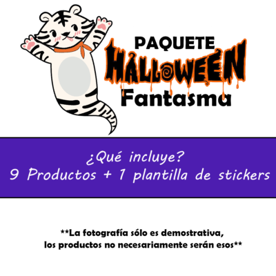 Paquete Halloween Fantasma Dulces, Snacks y Ramen Coreano | Sorpresa Asiática