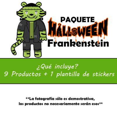 Paquete Halloween Frankenstein Dulces, Snacks y Ramen Coreano | Sorpresa Asiática